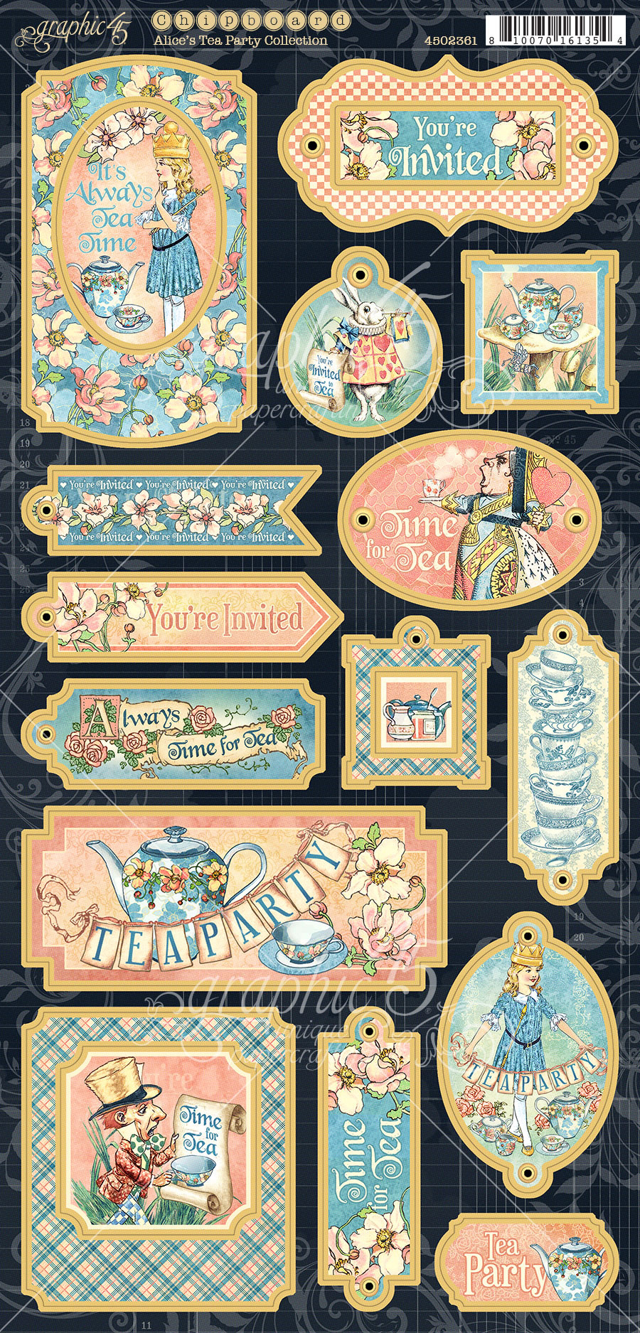 Alice in Wonderland Tea Party Graphic by Alefclipart · Creative Fabrica